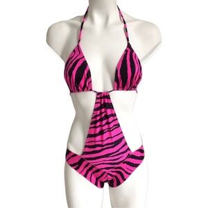 🔃Zebra Print One Piece Bikini Swimsuit